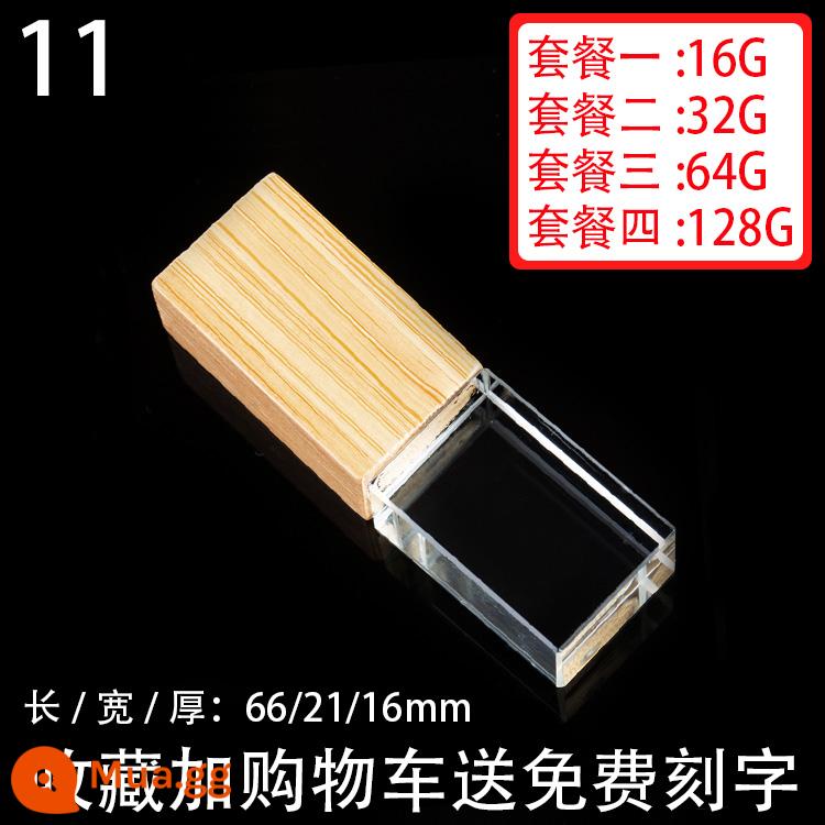 Pha Lê Ổ Đĩa U 32G Công Ty Trường Tùy Chỉnh Tặng Doanh Nghiệp Chữ USB J Kỷ Niệm Tùy Chỉnh 32G Cưới Đám Cưới - Số 11 [Blu-ray]