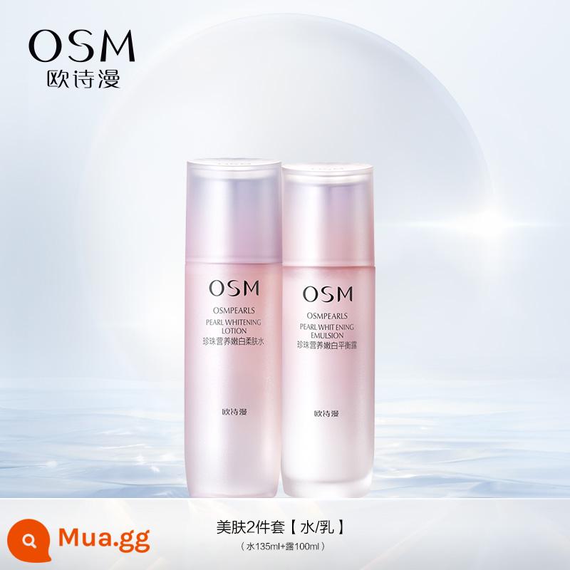 Osman Dưỡng Da Bộ Dưỡng Ẩm Dưỡng Ẩm Làm Trắng Da Blemish Brightening Whitening Skin Care Nữ - [Bộ 2 món] Nước 135ml + Sương 100ml