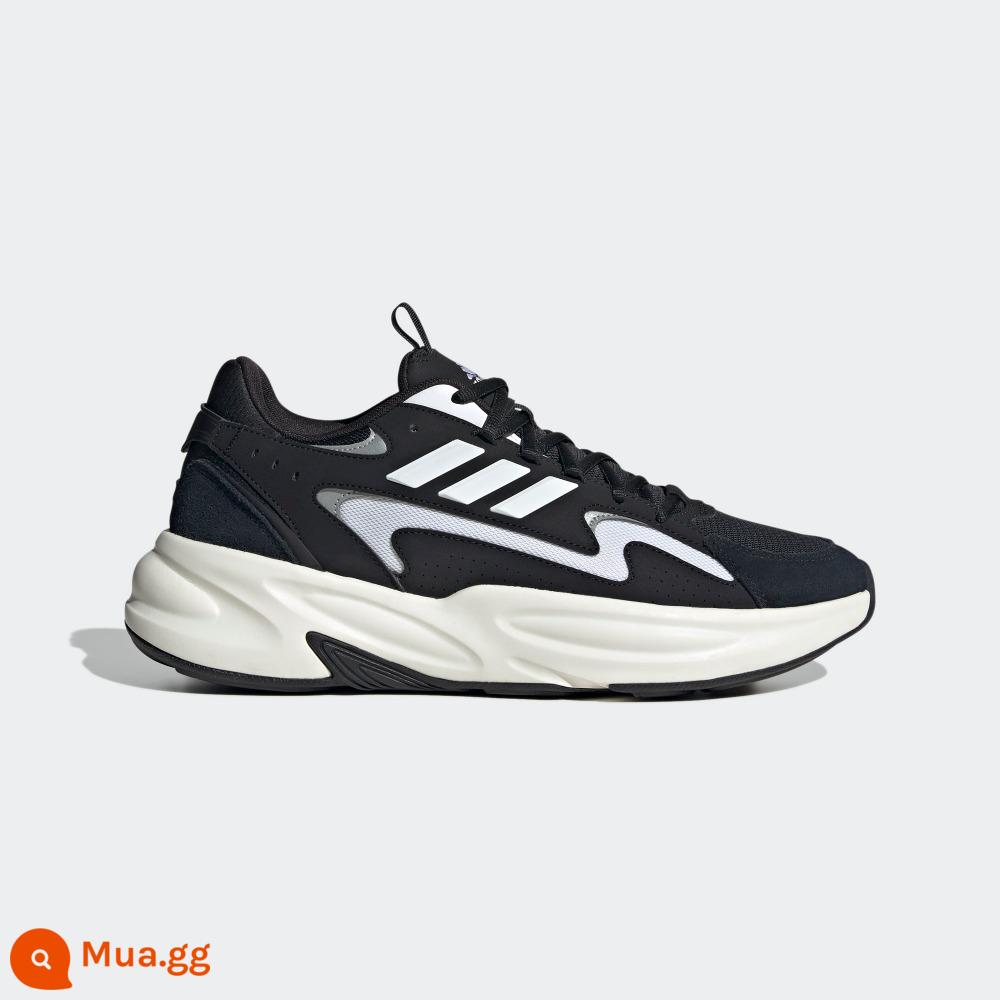 "Giày Pop" adidasAdidas Chính thức bán trước giày bố đế dày thể thao thông thường dành cho nam và nữ OZWAVE - đen trắng