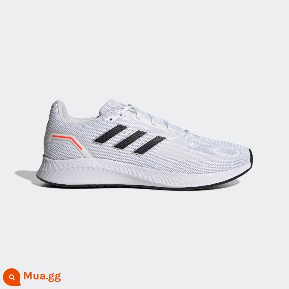 adidasGiày chạy bộ lưới RUNFALCON chính thức của adidas dành cho nam và nữ chạy tự do thoải mái - trắng đen