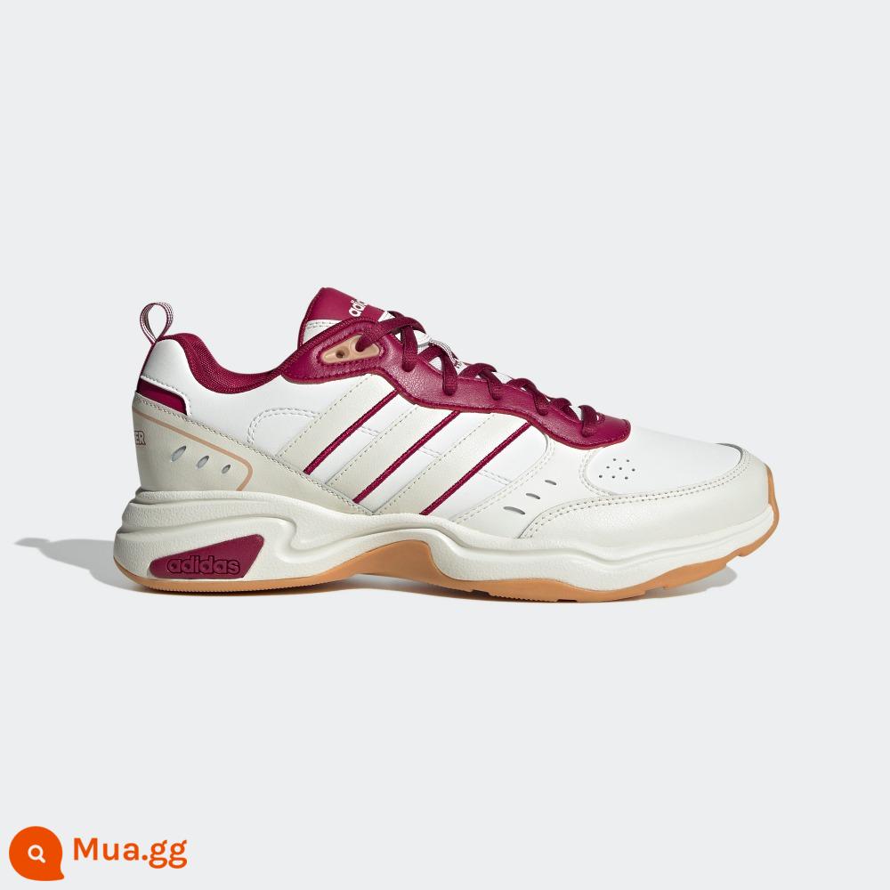 adidasGiày thể thao nhẹ chính thức của Adidas STRUTTER Giày bố cổ điển giản dị, thoải mái, thiết thực dành cho nam và nữ - trắng/trắng nhạt/nâu đỏ