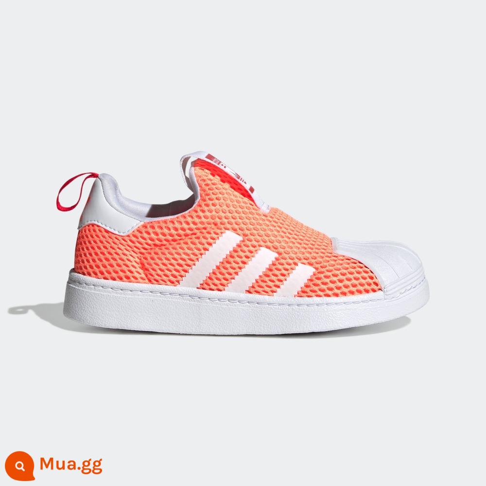 Adidasadidas Three -leaf Grass Superstar nam và nữ Giày đầu giường cổ điển GY9141 - cam/trắng/đỏ