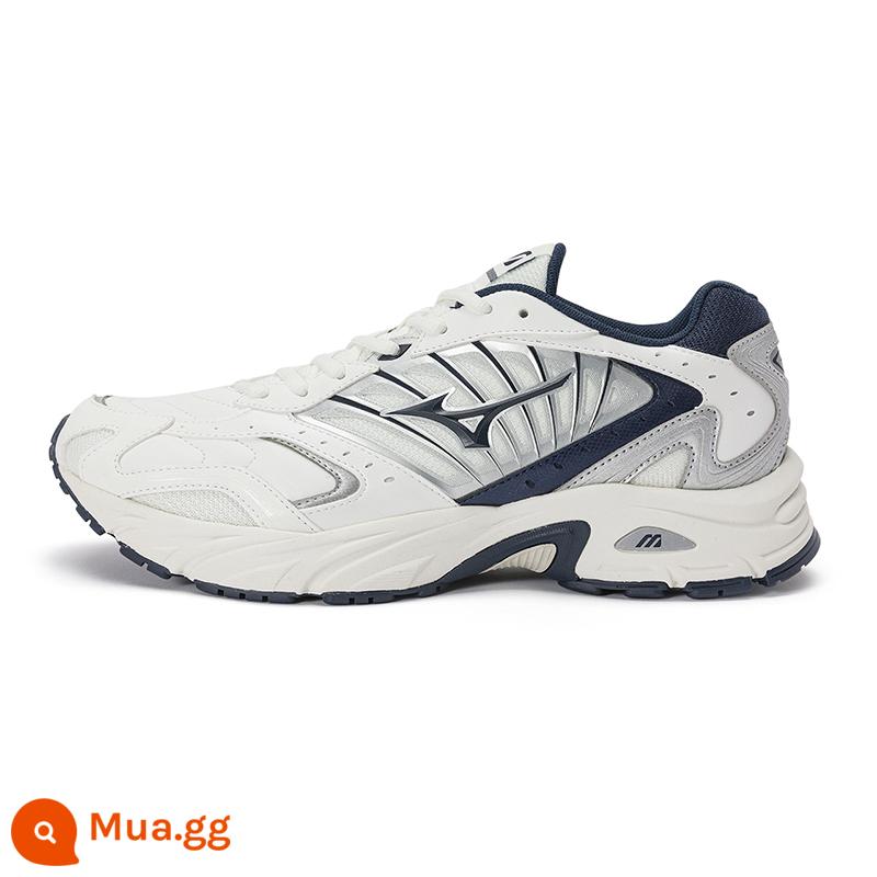 Giày chạy bộ nam nữ Mizuno Mizuno giản dị phong cách cổ điển lưới thoáng khí đáy dày giày thường FIYI 2K - 01/Trắng/Xanh hải quân/Xám mát