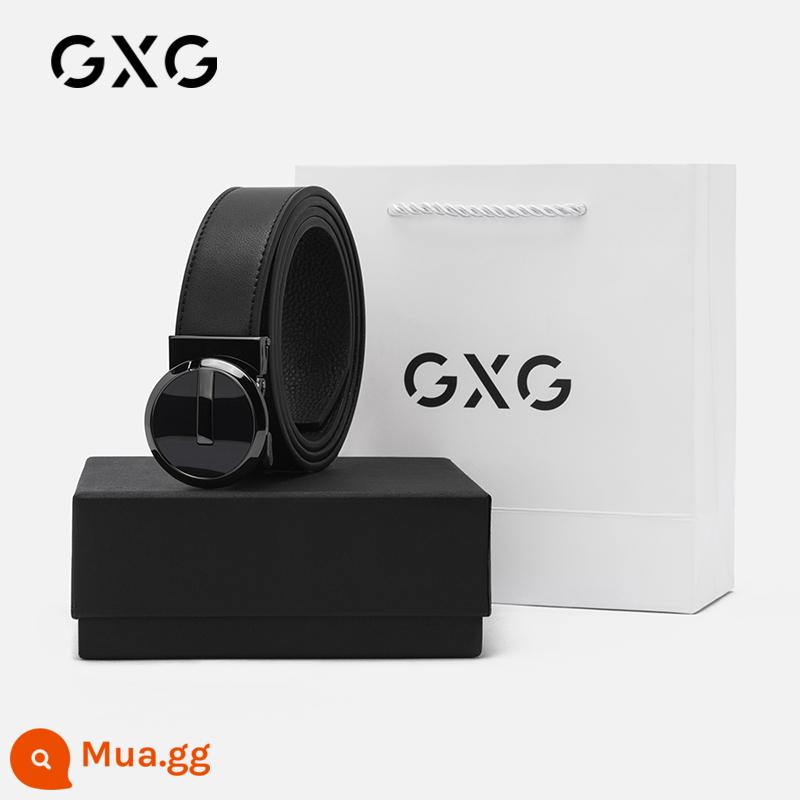 GXG Thắt Lưng Nam Phù Hợp Với Da Thật Chính Hãng Da Tự Động Khóa Quần Thắt Lưng Nam Kinh Doanh Da Bò Quần Thắt Lưng - Mới 1