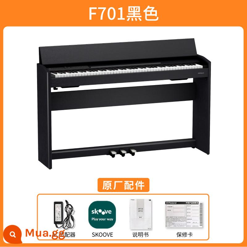 Roland Đàn Organ Điện Tử Roland F701 Thông Minh 88 Phím Búa Nặng Chuyên Nghiệp Mới Bắt Đầu Điện Thép Bluetooth Nhà Thẳng Đứng - F701 Màu đen cổ điển + Gói quà tặng cơ bản mới