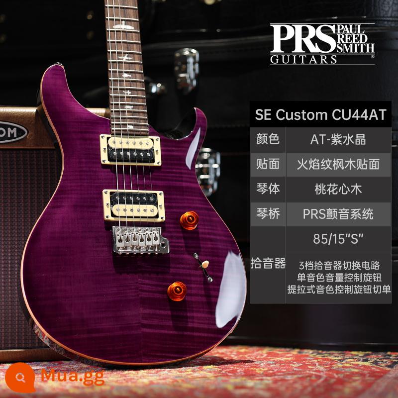 PRS Đàn Guitar Điện SE Bộ Tùy Chỉnh Indonesia MHHHB John Mayer Phiên Bản Chữ Ký CU44 Nhỏ Lắc Đôi - Thạch anh tím CU44AT