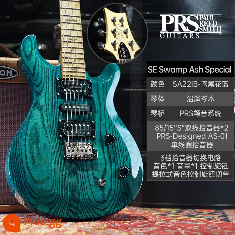 PRS Đàn Guitar Điện SE Bộ Tùy Chỉnh Indonesia MHHHB John Mayer Phiên Bản Chữ Ký CU44 Nhỏ Lắc Đôi - Màu xanh mống mắt SA22IB mới