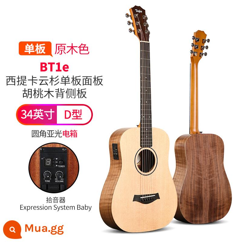 Đàn guitar Taylor Taylor GS mini Gỗ keo KOA veneer GTe cô gái đàn piano du lịch dân gian gsmini - Hộp điện bảng điều khiển vân sam BT1E