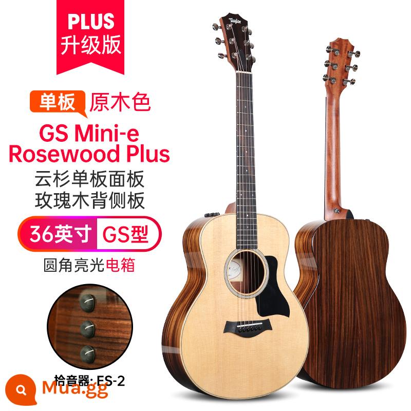 Đàn guitar Taylor Taylor GS mini Gỗ keo KOA veneer GTe cô gái đàn piano du lịch dân gian gsmini - Sản phẩm mới Hộp điện GS MINI -E ROSE PLUS (mặt sau và mặt gỗ vân sam + gỗ cẩm lai)