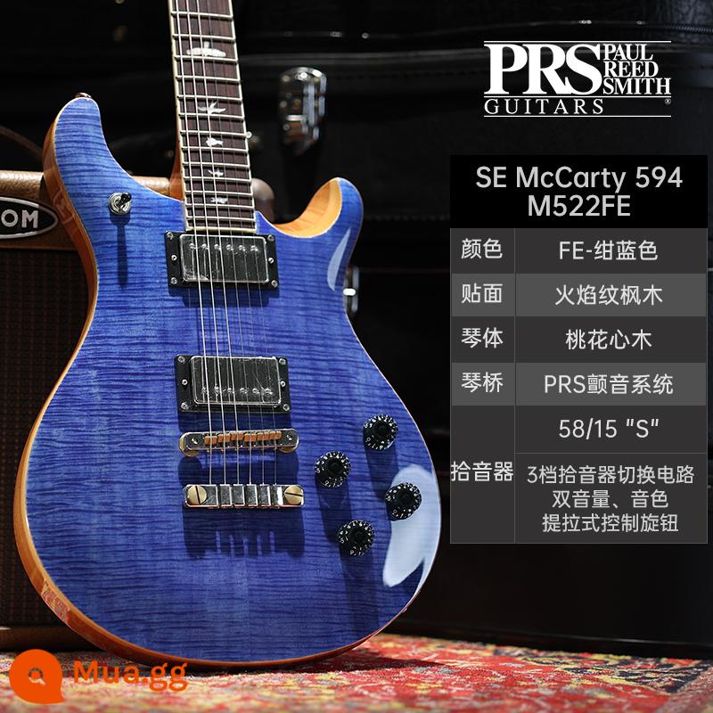 PRS Đàn Guitar Điện SE Bộ Tùy Chỉnh Indonesia MHHHB John Mayer Phiên Bản Chữ Ký CU44 Nhỏ Lắc Đôi - M522FE xanh lục lam mới