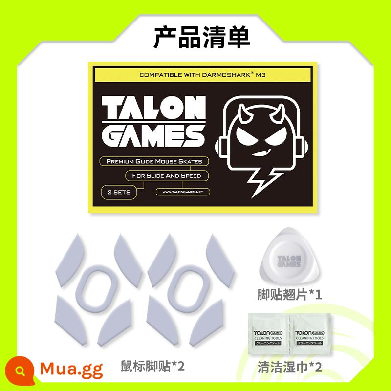 TALONGAMES phù hợp với Logitech gpw2g502g403gpx Poison Viper Ultimate Arc Edge miếng dán chân chuột miếng dán Teflon - Thích hợp cho thiết bị phụ Damosha M3-2