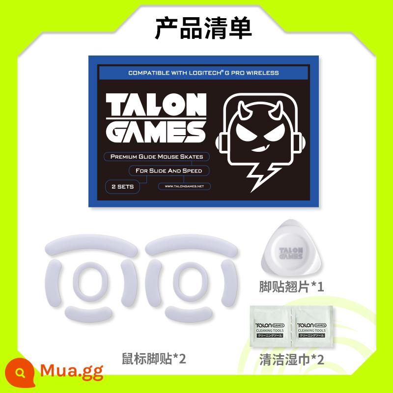 TALONGAMES phù hợp với Logitech gpw2g502g403gpx Poison Viper Ultimate Arc Edge miếng dán chân chuột miếng dán Teflon - Áp dụng cho cụm lắp ráp GPW1 thế hệ 2