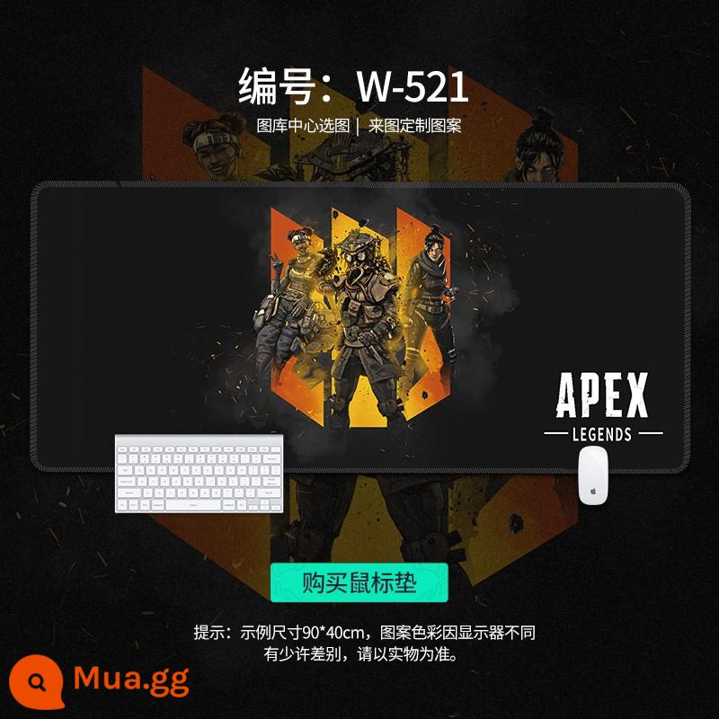 Miếng lót chuột APEX hero quá khổ để bàn bé trai game Internet cafe thoáng mát máy tính miếng lót bàn phím có thể tùy chỉnh - Shuai Zhao W-521 [Mẫu mới và nâng cấp]