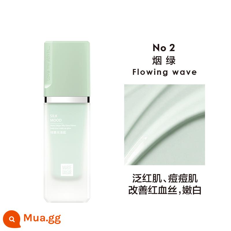 [Lễ hội mùa xuân không đóng cửa] Kem lót trang điểm Marie Dalgar Silky Isolation Cream Kem lót trang điểm Kem lót dưỡng ẩm lỗ chân lông vô hình - 02 màu xanh khói