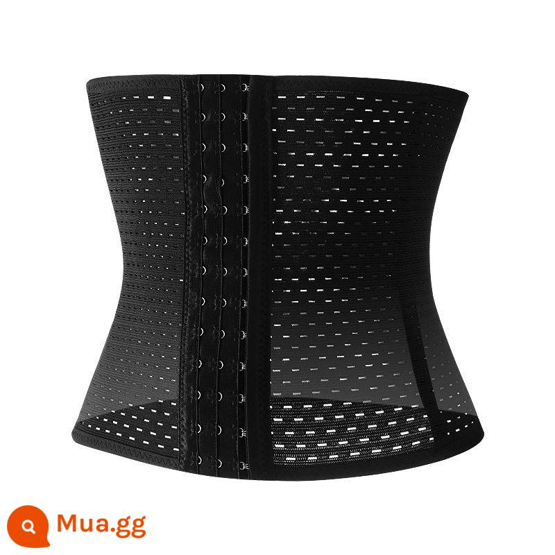 Corset của phụ nữ bụng nhỏ mạnh mẽ corset định hình sau sinh hạn chế giảm cân đốt cháy chất béo giảm béo tạo tác vòng eo mỏng con dấu - [Ba ngực] màu đen