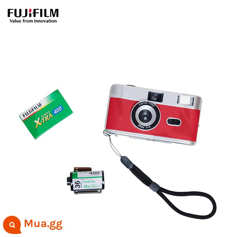 Hành trình nhặt phim Fuji X-TRA400 Hộp quà XTRA400 gồm phim màu và máy ảnh ngắm chụp - Bộ đồ chủ nhà màu đỏ