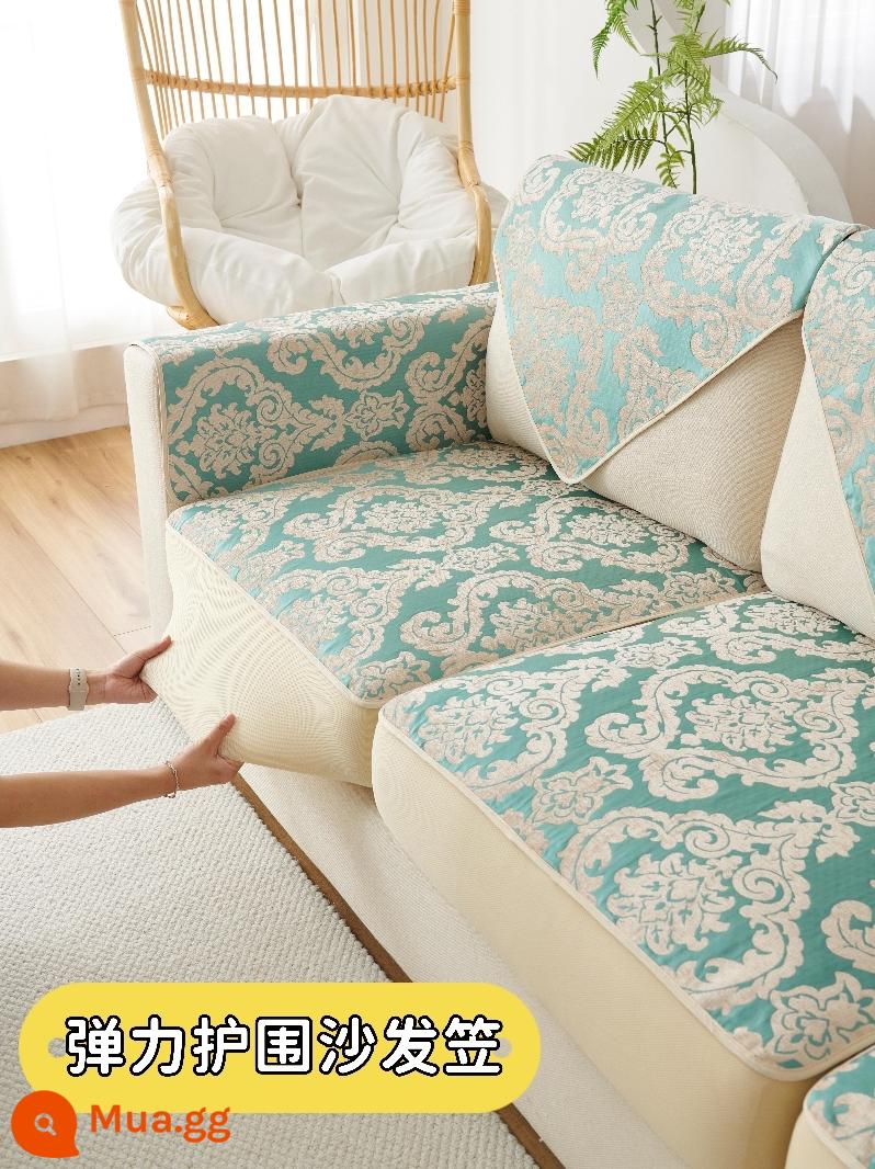 Phong cách châu Âu ánh sáng sang trọng phong cách ghế sofa đệm khăn bốn mùa Neal chống trượt tuyết phổ quát có thể được tùy chỉnh đệm mùa đông cao cấp - Thêm bảo vệ đàn hồi