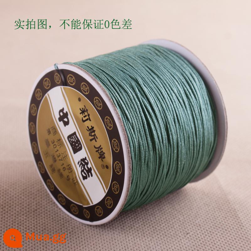 Số 72 Đài Loan Liz thương hiệu ngọc dây 0.8mm trang sức ngọc chạy trốn công chúa Series DIY tay vòng cổ đính cườm dây - Đường màu xanh xám 72