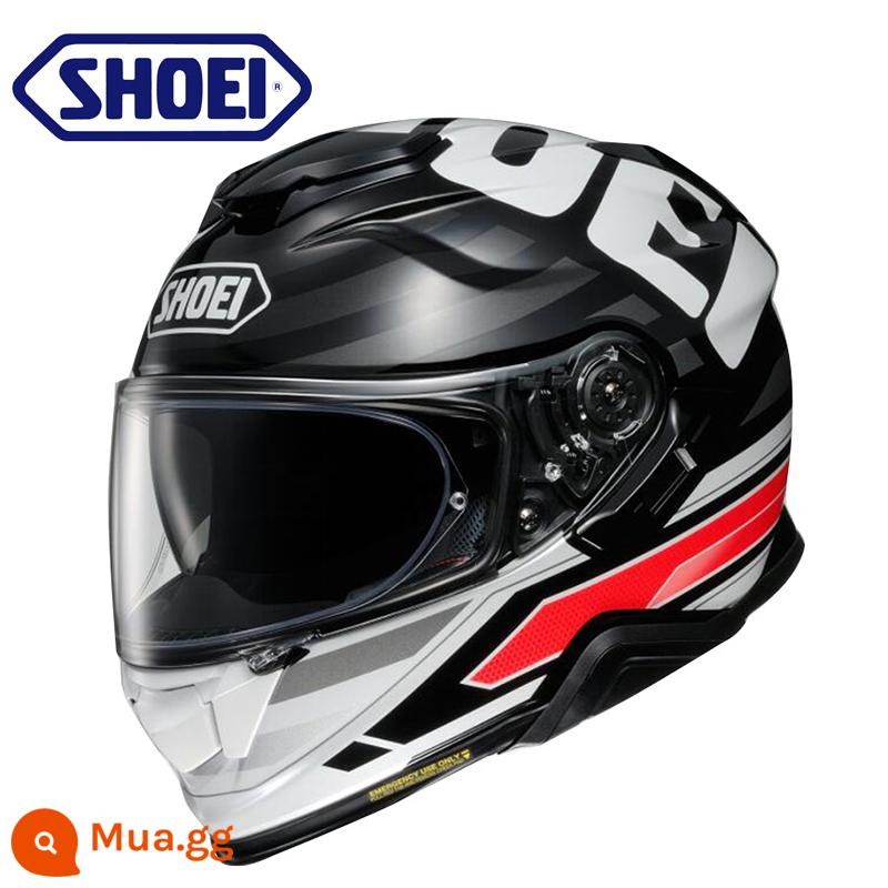 SHOEI GT-Air Thế Hệ Thứ Hai Xe Máy Nam Nữ Đầu Máy Full Mũ Bảo Hiểm Ống Kính Đôi Chạy Mũ Bảo Hiểm Bốn Mùa Đa Năng Mùa Đông - PHÙ HIỆU-TC-1