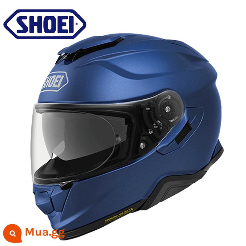 SHOEI GT-Air Thế Hệ Thứ Hai Xe Máy Nam Nữ Đầu Máy Full Mũ Bảo Hiểm Ống Kính Đôi Chạy Mũ Bảo Hiểm Bốn Mùa Đa Năng Mùa Đông - MATT-BLUE-METALLIC màu xanh mờ