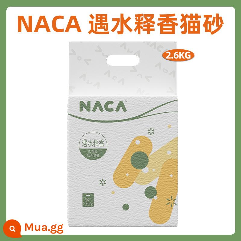 Cát đậu phụ NACA mèo hỗn hợp cát gần như không có bụi cát cát mèo con đầy đủ 10 kg 20 catties miễn phí vận chuyển gói giá cả phải chăng - [Tỏa hương khi tiếp xúc với nước] Cát vệ sinh hỗn hợp than hoạt tính cho mèo 2.6kg