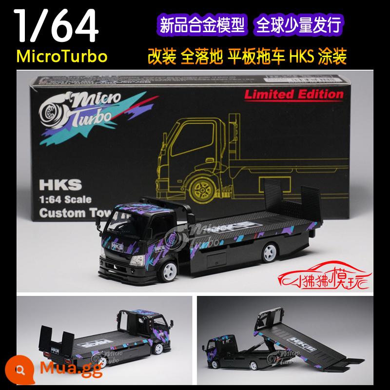 MT 1:64 Người vận chuyển Xe kéo phẳng tùy chỉnh HKS GULF - Xe đẩy phẳng [lớp phủ HKS]