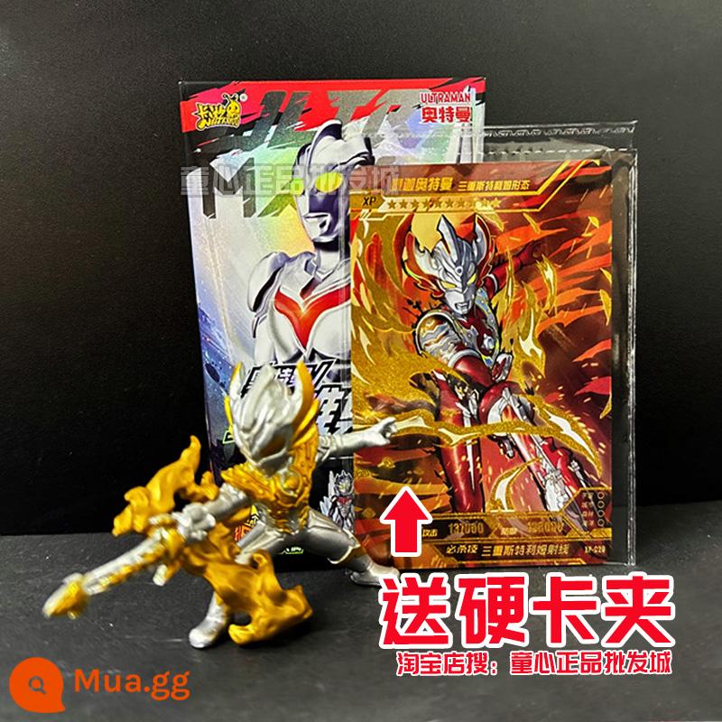 Thẻ bài chính hãng Ultraman Heroes Tập Hợp Mini Búp Bê Cao Su Phiên Bản thứ 5 4 Thế Hệ Thứ Ba Mù Hộp Saga Serodi XP - quả mơ