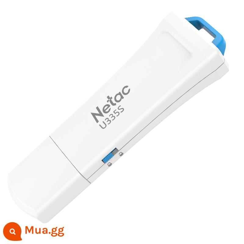 Netac/Lanke U disk 32g U336 tốc độ cao USB3.0 U335S ghi bảo vệ với khóa ổ đĩa flash USB chống vi-rút - U335S trắng