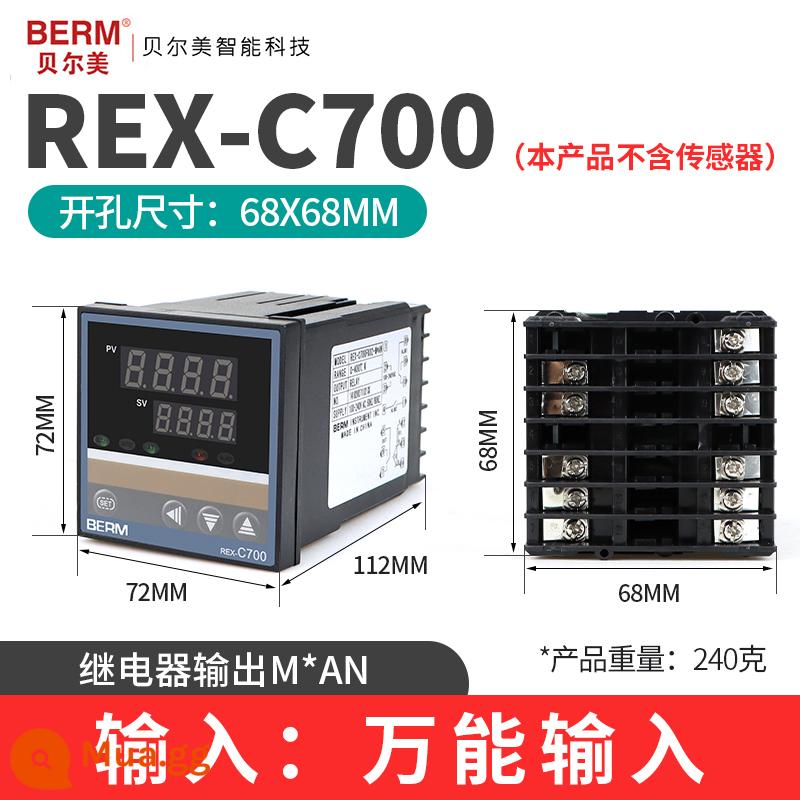 REX-C100 REX-C400 REX-C700 Bộ điều khiển nhiệt độ thông minh REX-C900 Bộ điều nhiệt Bộ điều nhiệt - Đầu ra rơle đa năng Bellmei C700 M*AN