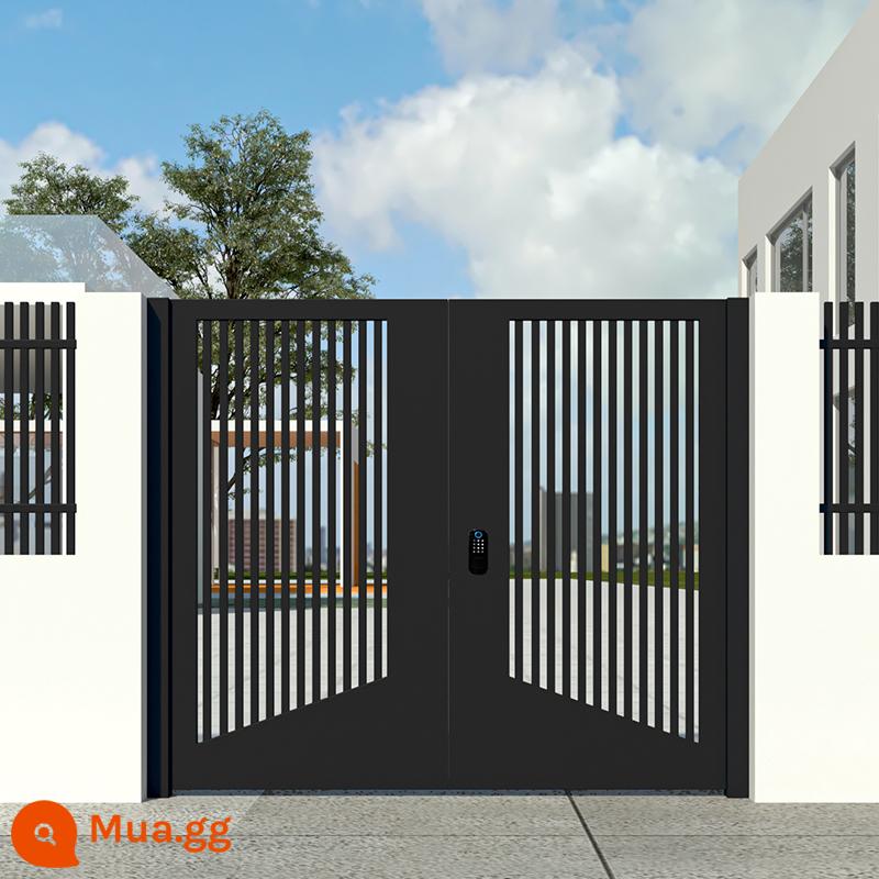 Cửa hàng sắt mới của Trung Quốc cửa Vùng đất Aluminum Biệt thự Vườn không gỉ Vườn điện Điện đơn Single Dual Switch Court - Kiểu 10 mỗi hình vuông