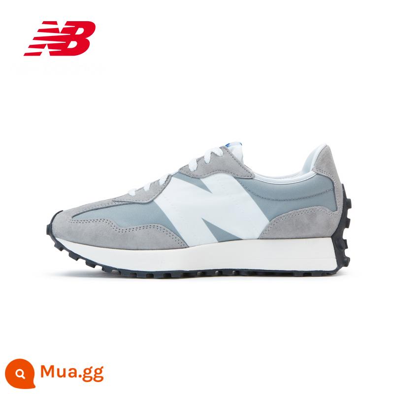 New Balance NB chính thức giày nam và nữ 327 sê-ri mùa thu và mùa đông giày thể thao và giải trí retro MS327LAB - Xám/Trắng MS327LAB