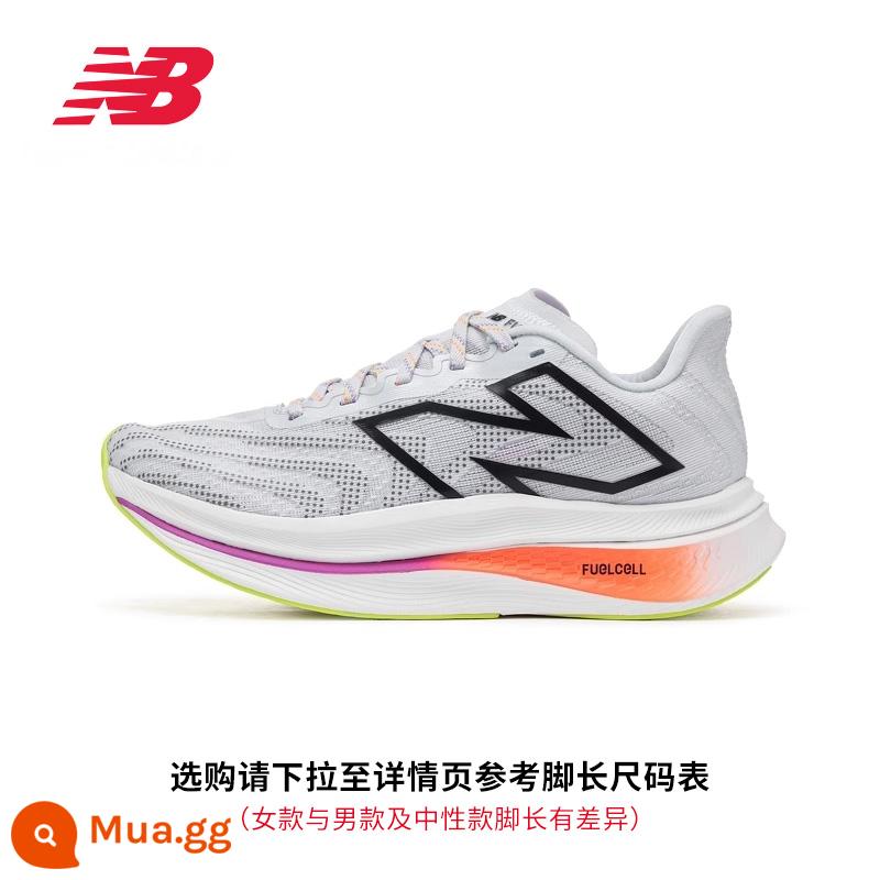 Giày chạy bộ chạy bộ đường dài bằng carbon có độ đàn hồi cao cho nam và nữ SC Trainer v2 marathon - Giày Standard B nữ xanh nhạt mẫu WRCXLK3