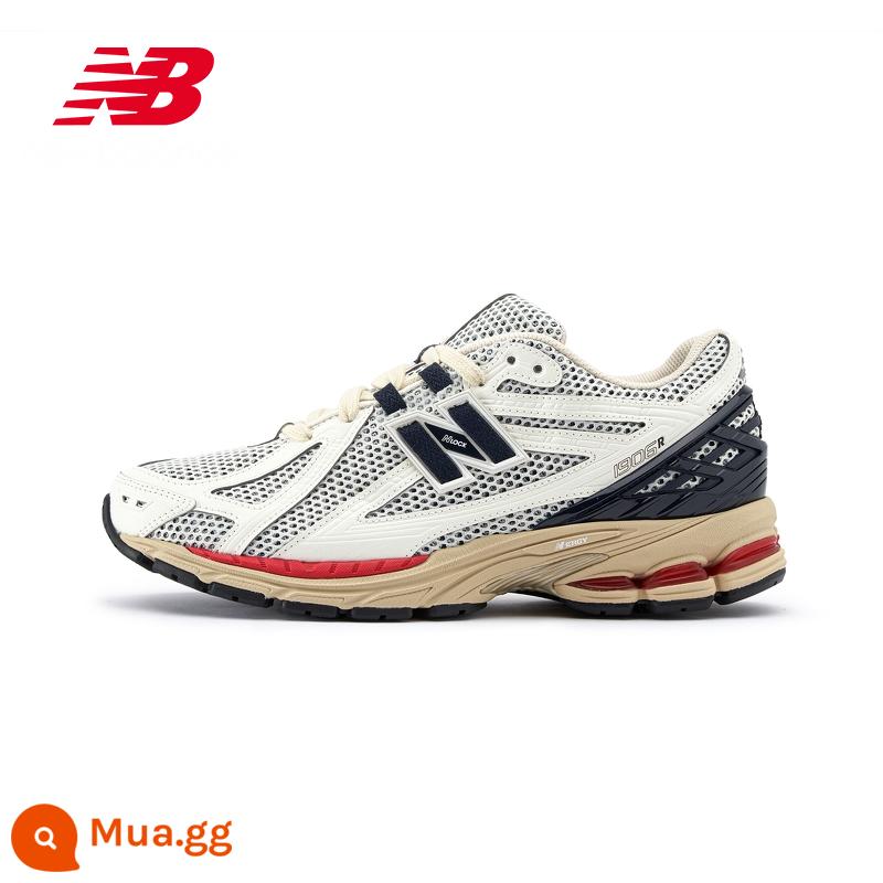 Giày New Balance NB chính thức dành cho nam và nữ 1906R series retro giày bố thông thường phù hợp mọi phong cách M1906RI - M1906RR màu trắng nhạt