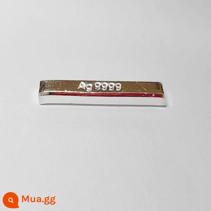 Chất liệu bạc sterling bạc thanh bạc đầu tư 9999 gạch bạc khối bạc thỏi bạc nguyên liệu chế biến bông tuyết bạc bạc tái chế - Bạc thỏi 30g [1 thanh]