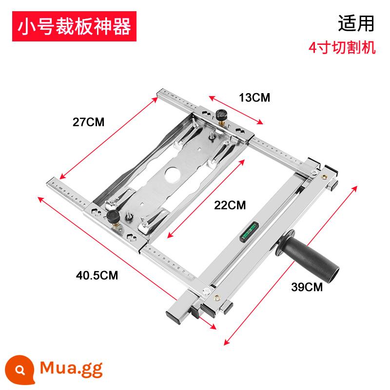 Đá Cẩm Thạch Máy Di Động Cưa Đa Năng Bảng Cắt Hiện Vật Chế Biến Gỗ Máy Cắt Nhỏ Tấm Đế Sửa Đổi Giá Đỡ Định Vị Người Ủng Hộ - Dụng cụ cắt mini bằng thép không gỉ dày (model 4 inch)