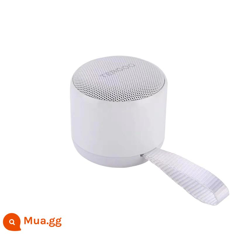 Loa bluetooth không dây điện thoại di động âm thanh mini loa siêu trầm siêu nặng gia đình di động ngoài trời thẻ di động khẩu pháo thép nhỏ chạy vòm âm lượng lớn phim hoạt hình dễ thương bộ sưu tập mới loa lưới màu đỏ - Trắng