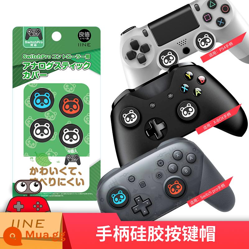 PS4 Mèo Móng Vuốt Đính Đá Nắp NS PRO Nắp Silicon PS3 PS5 Bộ Điều Khiển Bao Da Rocker XBOXONE Đính Đá Nắp Bảo Vệ - Xanh đỏ giá tốt xanh đỏ gấu trắng