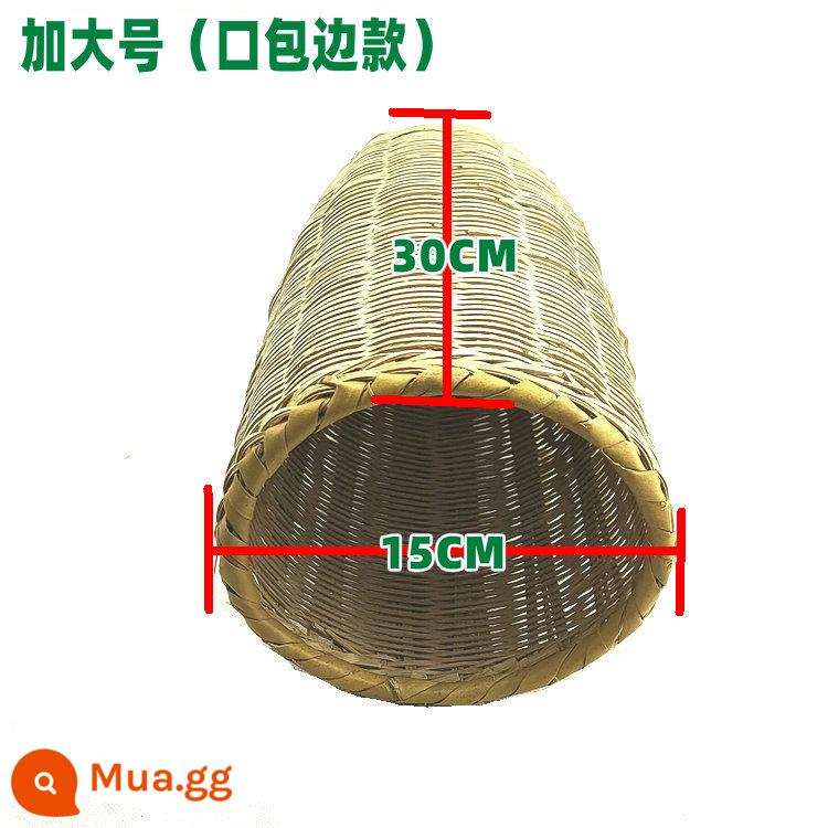 Rượu Giỏ Farmhandmade Giỏ Tre Tre Lọc Rượu Lọc Rượu Hạt Cách Ly Rượu Đấm - Size 3 (viền), đường kính ngoài 14-16CM, cao 29-31CM