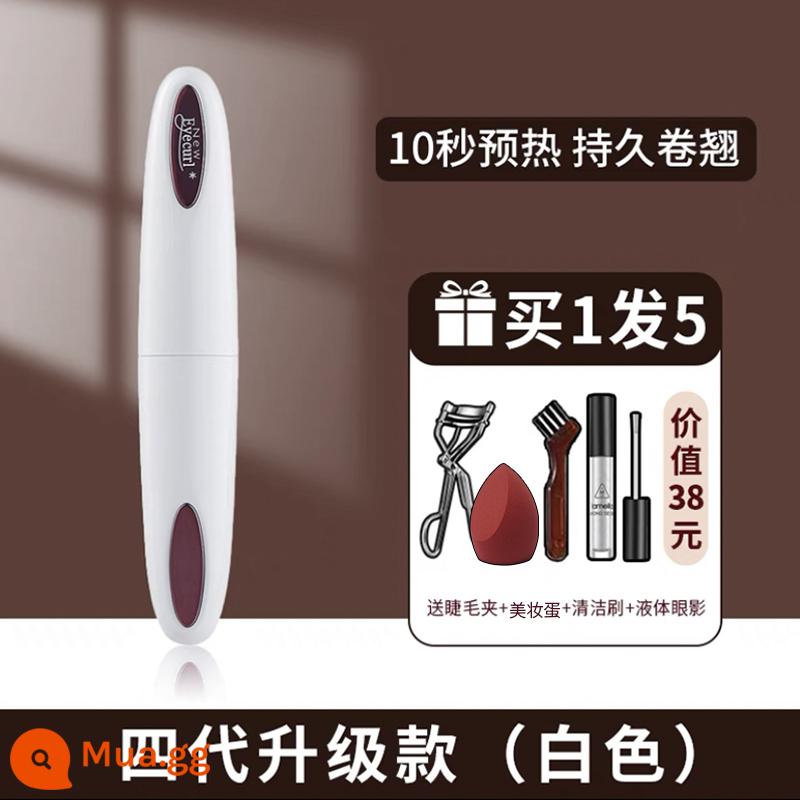 Dụng cụ uốn mi điện Spot Eyecurl thế hệ thứ 4 có thể sạc lại dụng cụ uốn mi làm nóng dụng cụ uốn mi - Dụng cụ uốn mi màu trắng thế hệ thứ 4