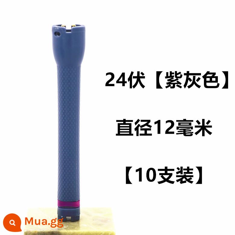 Mở rộng 140mm kỹ thuật số thanh uốn tóc chính hãng máy làm tóc 24V nóng uốn nóng thanh dụng cụ uốn chống thấm nước và chống cháy nổ - 24v chuẩn 11cm [12mm] 10 cái