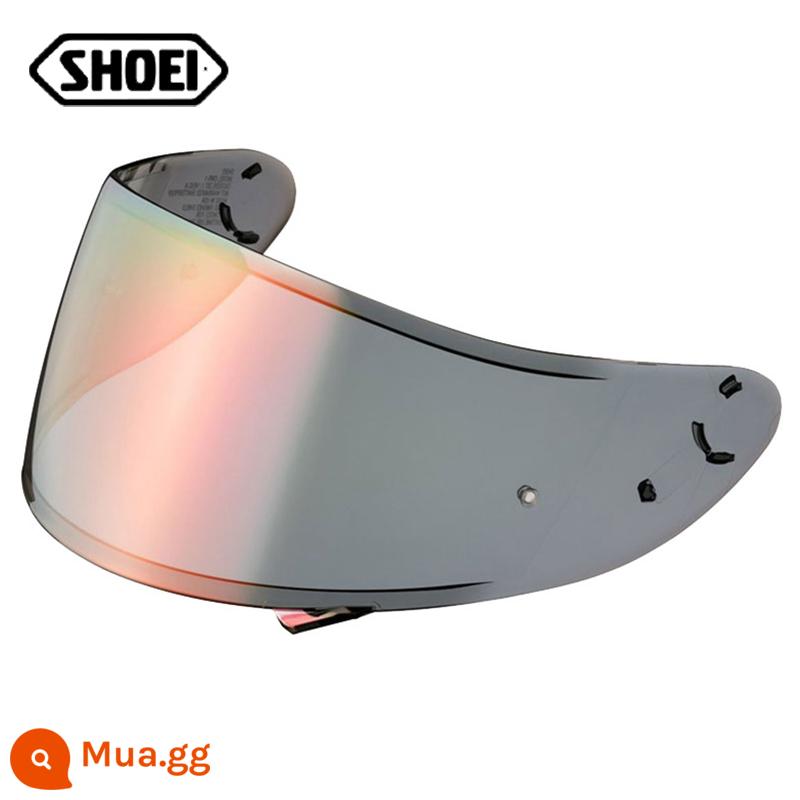 Nhập khẩu từ Nhật Bản SHOEI X14/Z-7/GT-Air/Z8/NEOTEC Mũ bảo hiểm xe máy ban đầu nhà máy mạ điện gương photochromic - Ống kính màu cam mạ điện X14\Z7