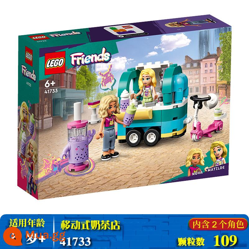 Lego Bé Gái Lắp Ráp Khối Xây Dựng Đồ Chơi Nhà Hàng Bạn Bè Công Chúa Elsa Frozen Disney Lâu Đài Quà Tặng - Quán trà sữa di động