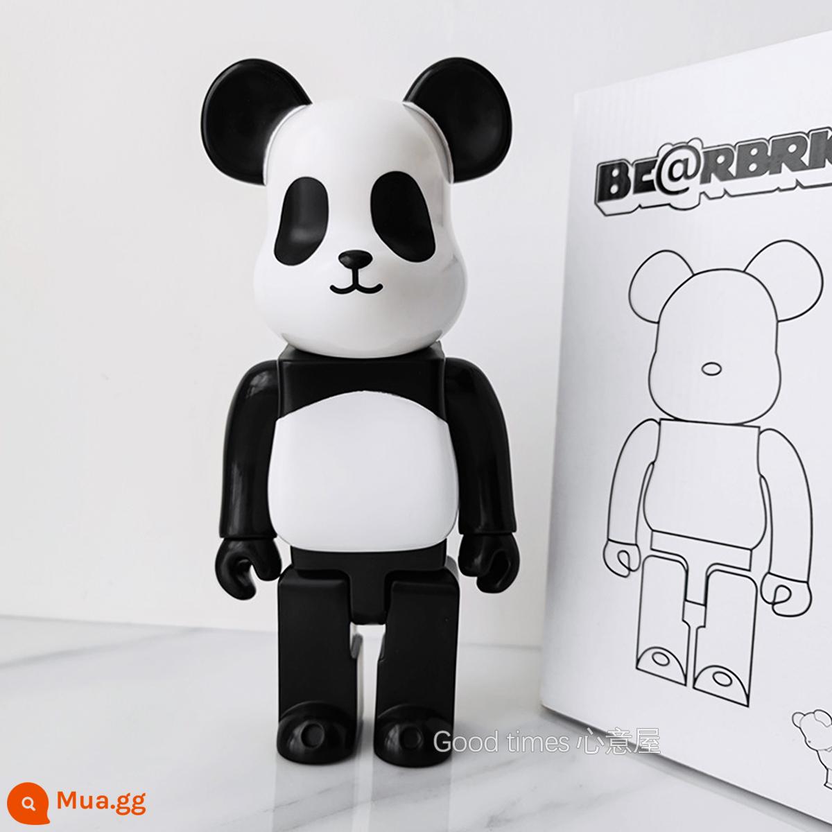 Bearbrick lưới đỏ bạo lực gấu búp bê trang trí phòng khách xây dựng mô hình khối búp bê gấu dâu tây gấu mù hộp quà tặng - người mèo