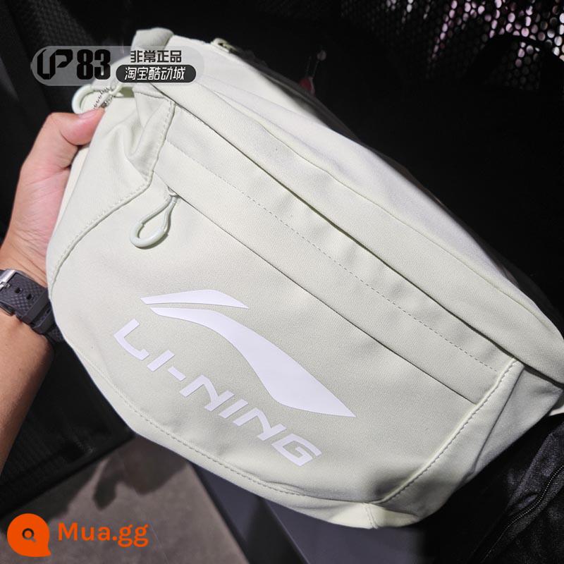 Lining/Li Ning túi thắt lưng sức chứa lớn dành cho nam và nữ Túi Messenger túi đeo ngực thể thao thông thường ABDT081-1-2-3 - ABDT163-2 màu trắng nhạt