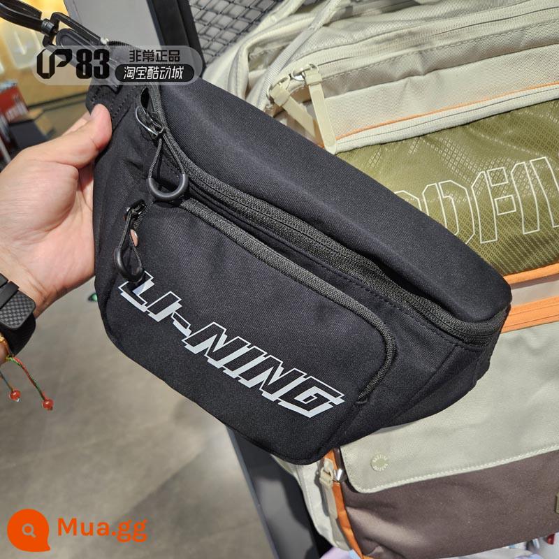 Lining/Li Ning túi thắt lưng sức chứa lớn dành cho nam và nữ Túi Messenger túi đeo ngực thể thao thông thường ABDT081-1-2-3 - ABDT167-1 đen