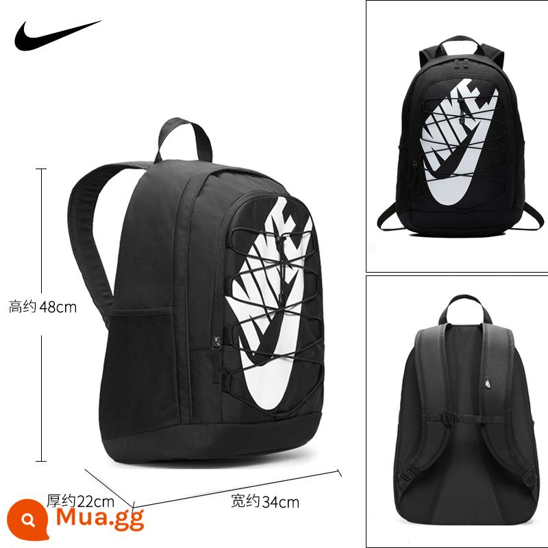 NIKE Ba lô Nike nam công suất lớn ba lô thể thao ngoài trời chính thức học sinh đại học cặp học sinh trung học cơ sở nam - DV1296-010/Phong cách móc lớn cổ điển/Sức chứa lớn/Ngăn bên trong/48*34*22