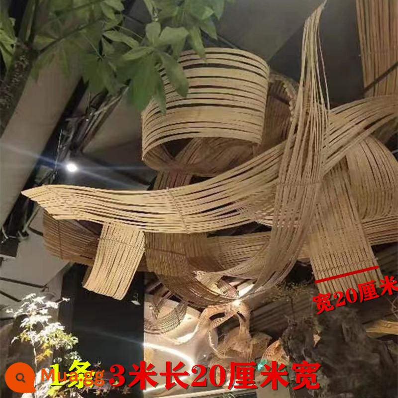 Nhuộm lát tre màu đỏ, xanh lá cây, vàng, xanh dương và đỏ dải tre chất liệu tre handmade DIY mỏng lát tre hoa trang trí đám cưới - Hàng tre màu nguyên bản dài 3m, rộng 20cm