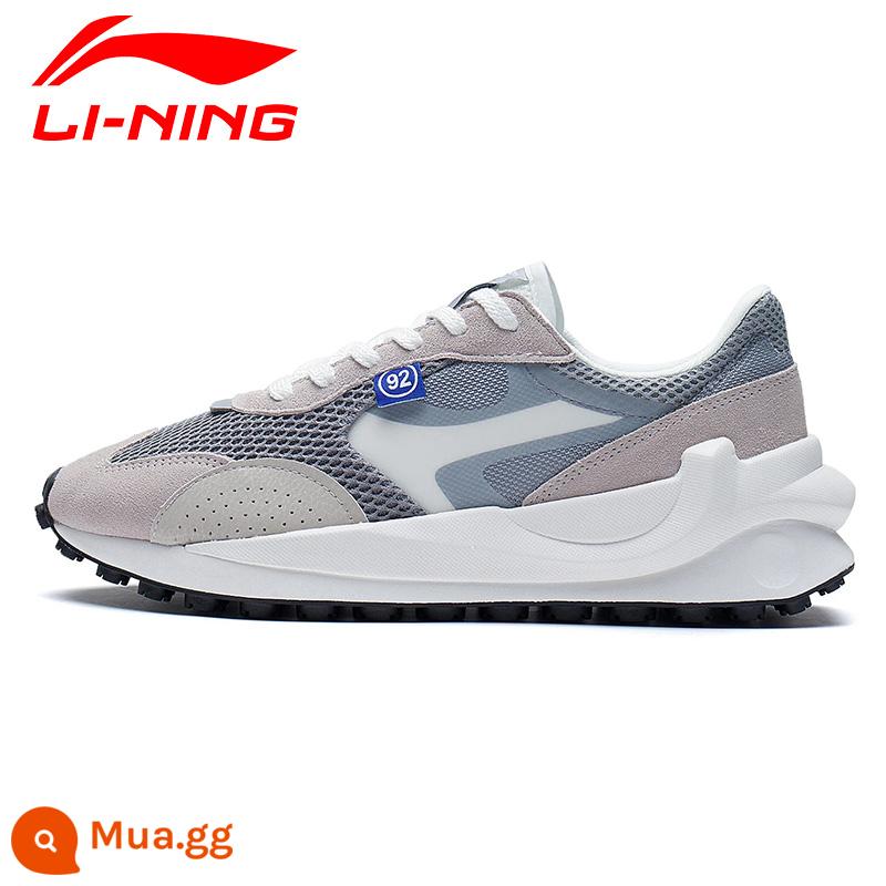 Giày li ning abang giày nam Giày retro 2022 MỚI SNEAK LIGHT SNEAKERS 3K BAN CASUAL BOOD SHOD AGCP345 - 107 xám đá [mã tiêu chuẩn]