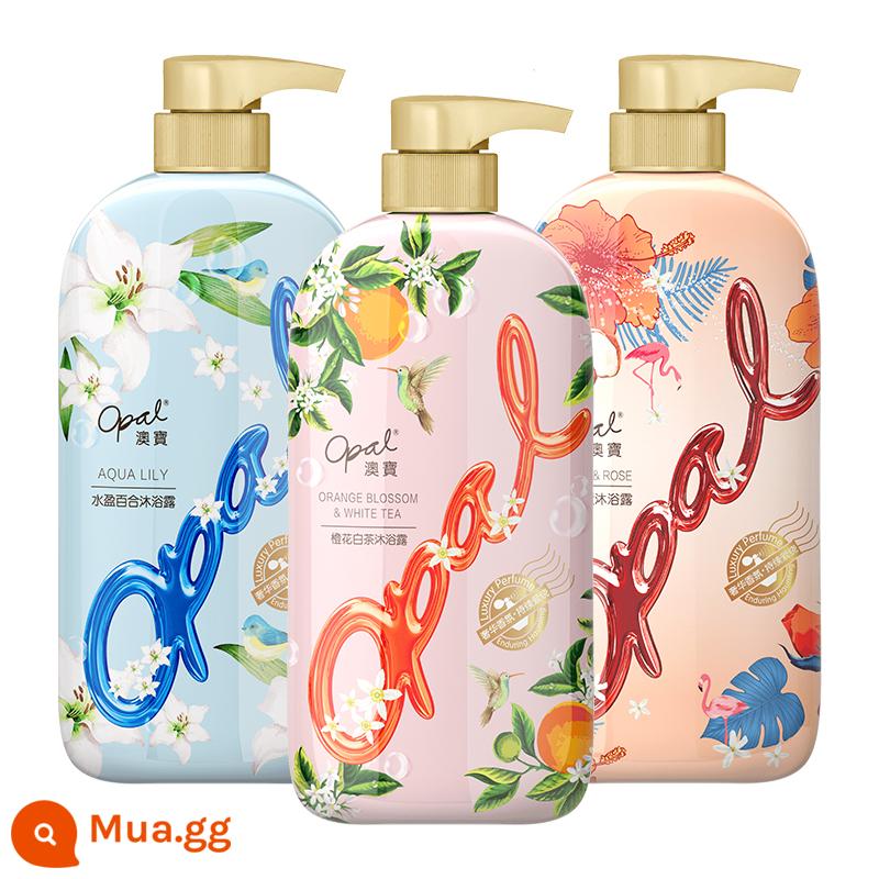 [Trợ Giá] Sữa Tắm Opal Dưỡng Ẩm Làm Sạch Da Sữa Tắm Dưỡng Ẩm Hương Thơm 500Ml - [3 chai] Sữa Tắm Hoa Cam 500ml + Sữa Tắm Lily 500ml + Sữa Tắm Hoa Hồng 500ml