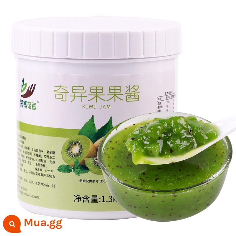 F1.3kg Mứt đào Đào Oolong Crystal Ball Trà hoa quả Cửa hàng nước giải khát Thương mại Nguyên liệu thô Bột hạt Nước sốt - Mứt Kiwi 1.3kg*1 chai